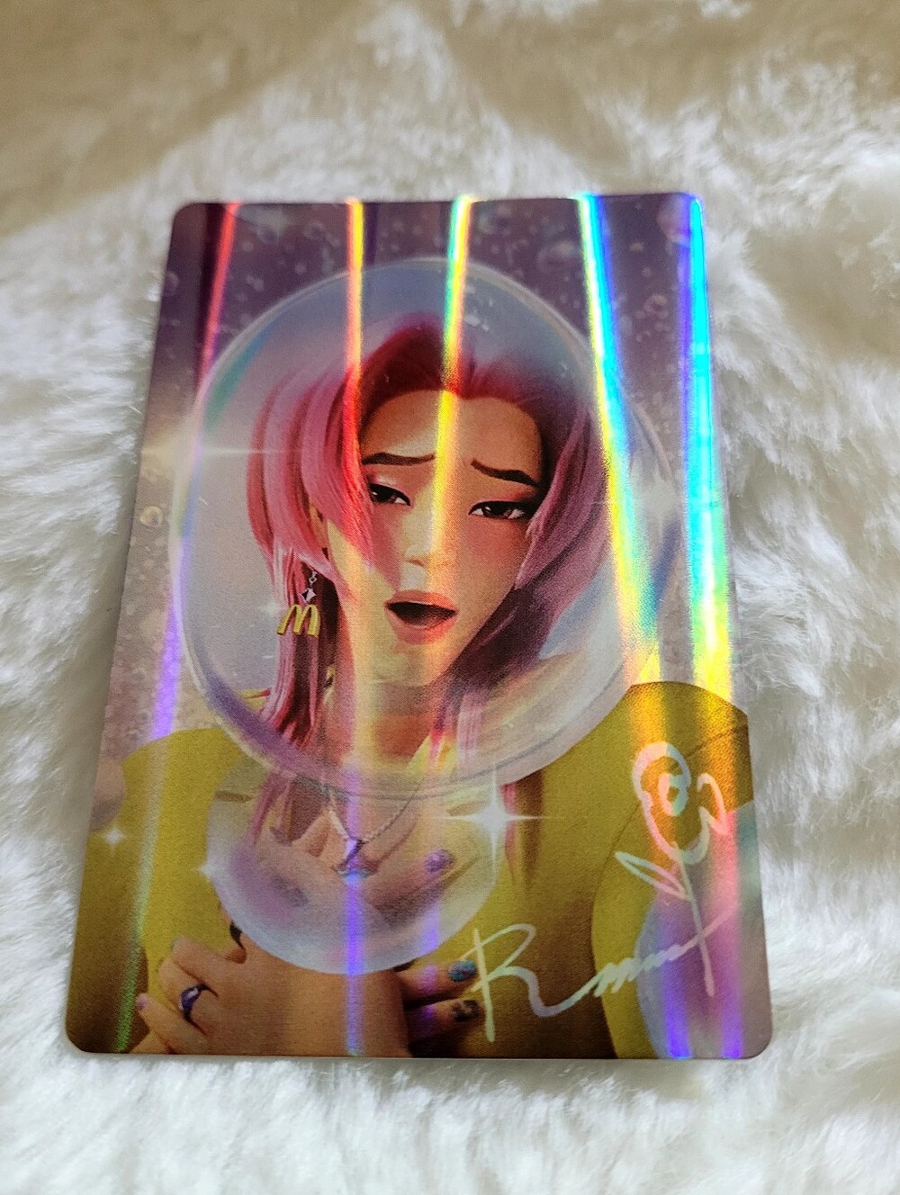 Mcdonald's X Netflix K-Pop Demon Hunters Trqding Card.